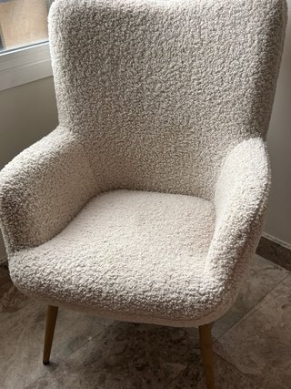 Sillón Jysk borreguito beige