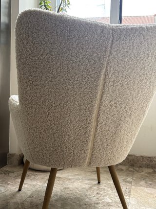 Sillón Jysk borreguito beige