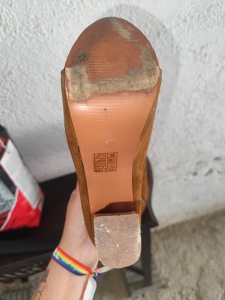 Botines marrones con cordones
