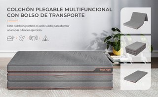 Colchón Plegable Sweetnight Espuma Viscoelástica