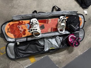 Tabla Snowboard con Protecciones