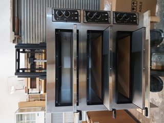 HORNO ELECTRICO PARA 1+1+1 PIZZAS DE 45CM