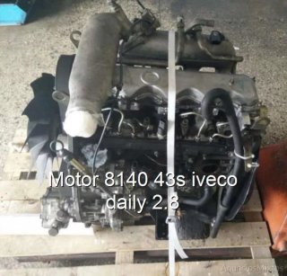 Motor 8140 43s iveco daily 2.8