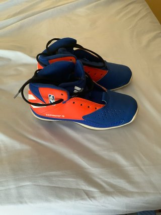 Adidas Zapatillas Baloncesto Azul Naranja talla 34