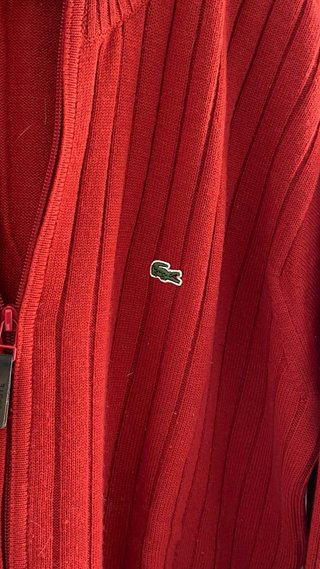 Jersey Lacoste Talla XXL Rojo