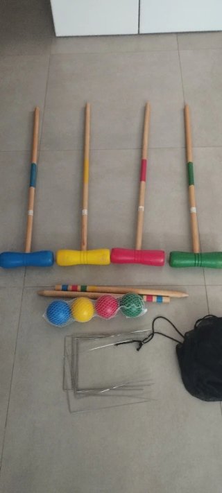 Set de croquet de madera