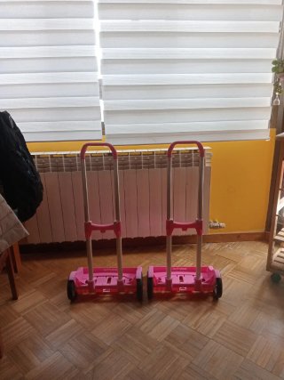 2 Carrozzine Porta Zaino Safta Rosa
