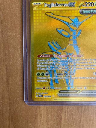 Pokemon Fogliaferrea Ex 176 Near Mint Italiano