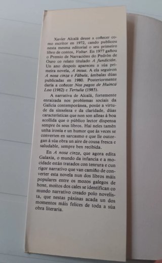 A nosa cinza novela