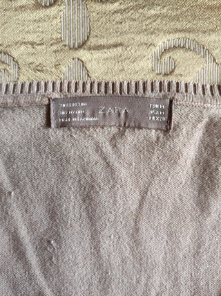 Chaqueta Zara básica color piedra