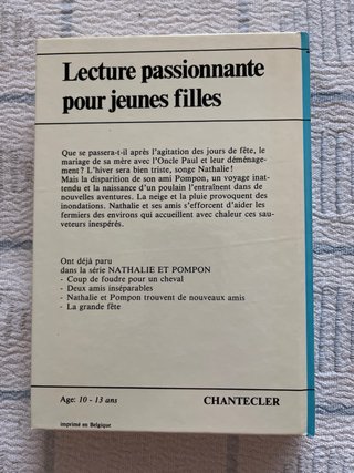 Tres libros en francés para niñas de 9 a 13 años