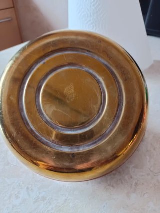 Tetera de cobre y latón