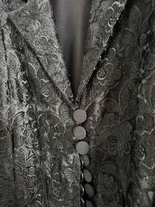 Vestido y abrigo fiesta hecho a medida