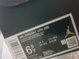 Zapatillas Jordan 1 Low Azul y Blanco