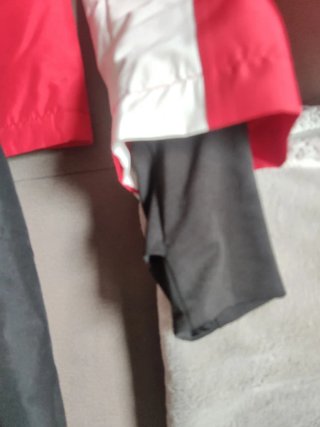 Traje de esquí CRIVIT mujer rojo y negro