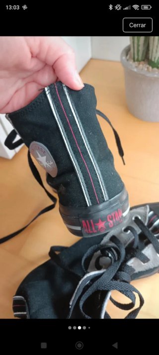 Zapatillas Converse Altas Negras