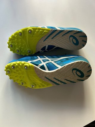 Zapatillas Atletismo ASICS Azul/Verde