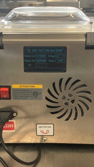 Envasadora al vacío Vevor DZ-260S 2ª mano