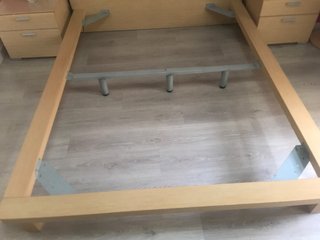 Somier de láminas madera y metal 135*180
