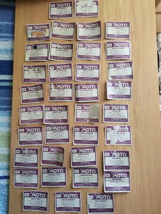 Lote Cromos Vintage Super MOTO 16