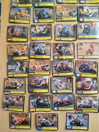Lote Cromos Vintage Super MOTO 16