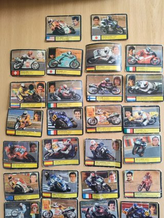 Lote Cromos Vintage Super MOTO 16