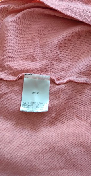 Polo Lacoste Slim Fit Rosa Algodón Talla L