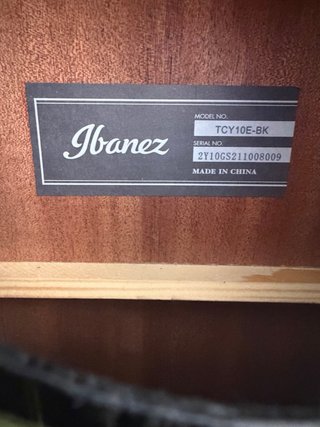 Ibanez TCY10E-BK Talman electroacústica – Black