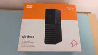 WD My Book 12TB HDD USB.