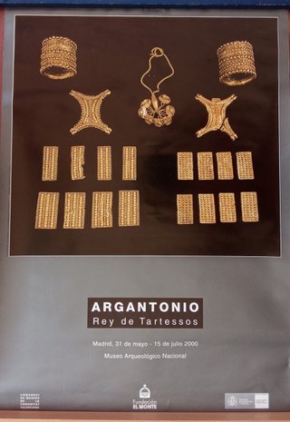 Cartel exposición Argantonio Rey de Tartessos