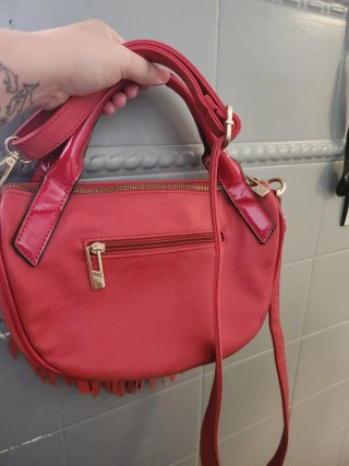 Bolso Victorio & Lucchino Rojo Flecos