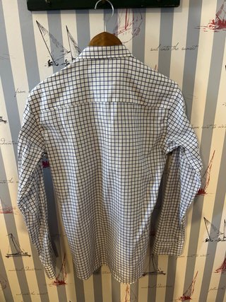 Camisa Gant cuadros azul y blanco