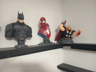 Figuras Superhéroes Marvel PVC, 24 y 25 cm