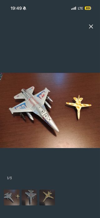 Aviones de guerra de juguete