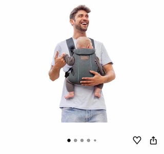 Mochila Portabebés Jané Gris sin usar.