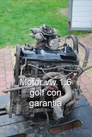 Motor vw 1.6 golf con garantia