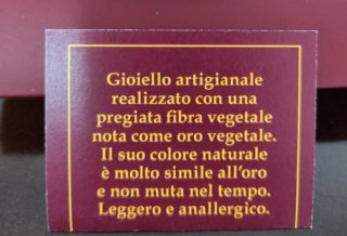 Bracciale oro vegetale con croce