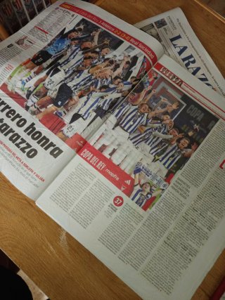 Periódico MARCA Real Sociedad Campeón Copa