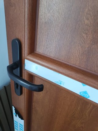 Puerta de entrada PVC