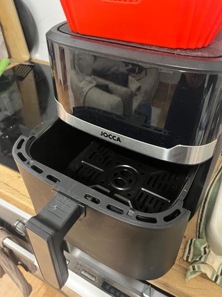 Freidora Aire Jocca 6.5L Negra/Plata