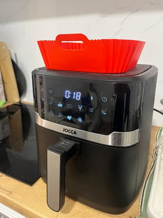 Freidora Aire Jocca 6.5L Negra/Plata