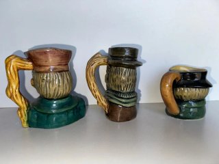 Jarras antiguas con forma de cabeza