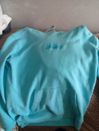 Sudadera blanca Hollister