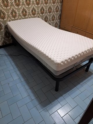 Cama articulada con mando + colchón 90x190