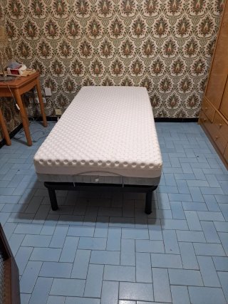 Cama articulada con mando + colchón 90x190