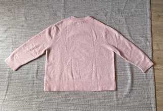 Stradivarius Jersey Rosa Palo Cuello Redondo