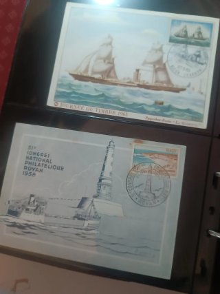 Faros. Enteros postales y sobres PDC. Lote 1