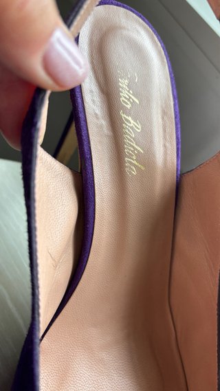 Zapatos de fiesta morados talla 39 EMILIO BARDIOLA
