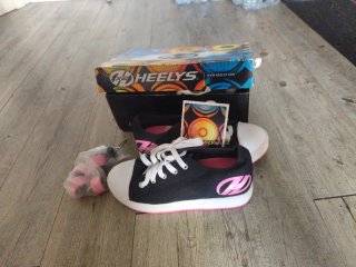 Heelys x2 Zapatillas con Ruedas Negras y Rosas
