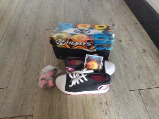 Heelys x2 Zapatillas con Ruedas Negras y Rosas